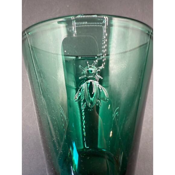 La Rochère Blue Bee Wine Glass - great condition - Picture 8 of 8